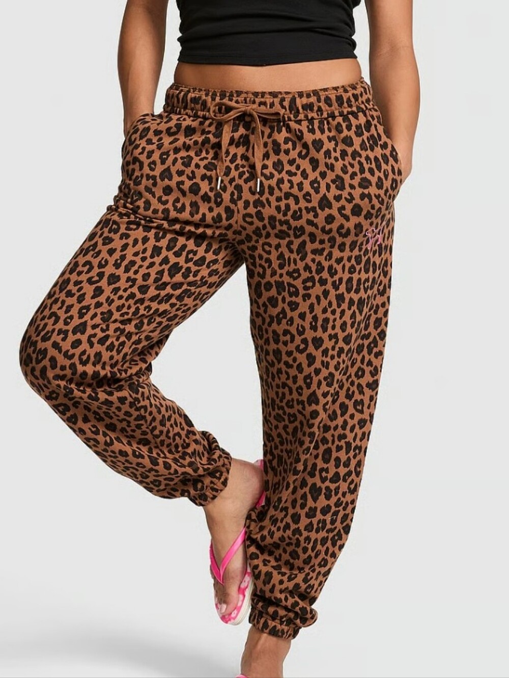 VS PINK Campus Fleece Sweatpants Sz XL